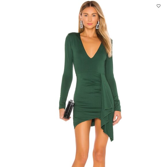 NWT Superdown Martyna Deep V Dress XXS - Picture 1 of 7